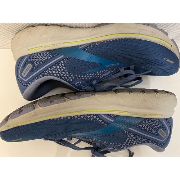 Brooks Ghost 14 Blue/Ocean/Oyster Running Shoes. Size 9(W). - Picture 6 of 8